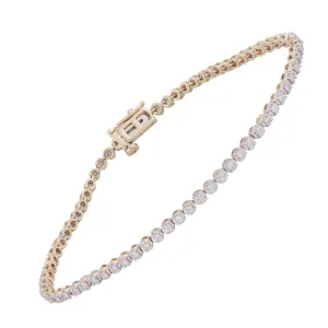 1ct Diamond Bracelet In 9Ct Yellow Gold