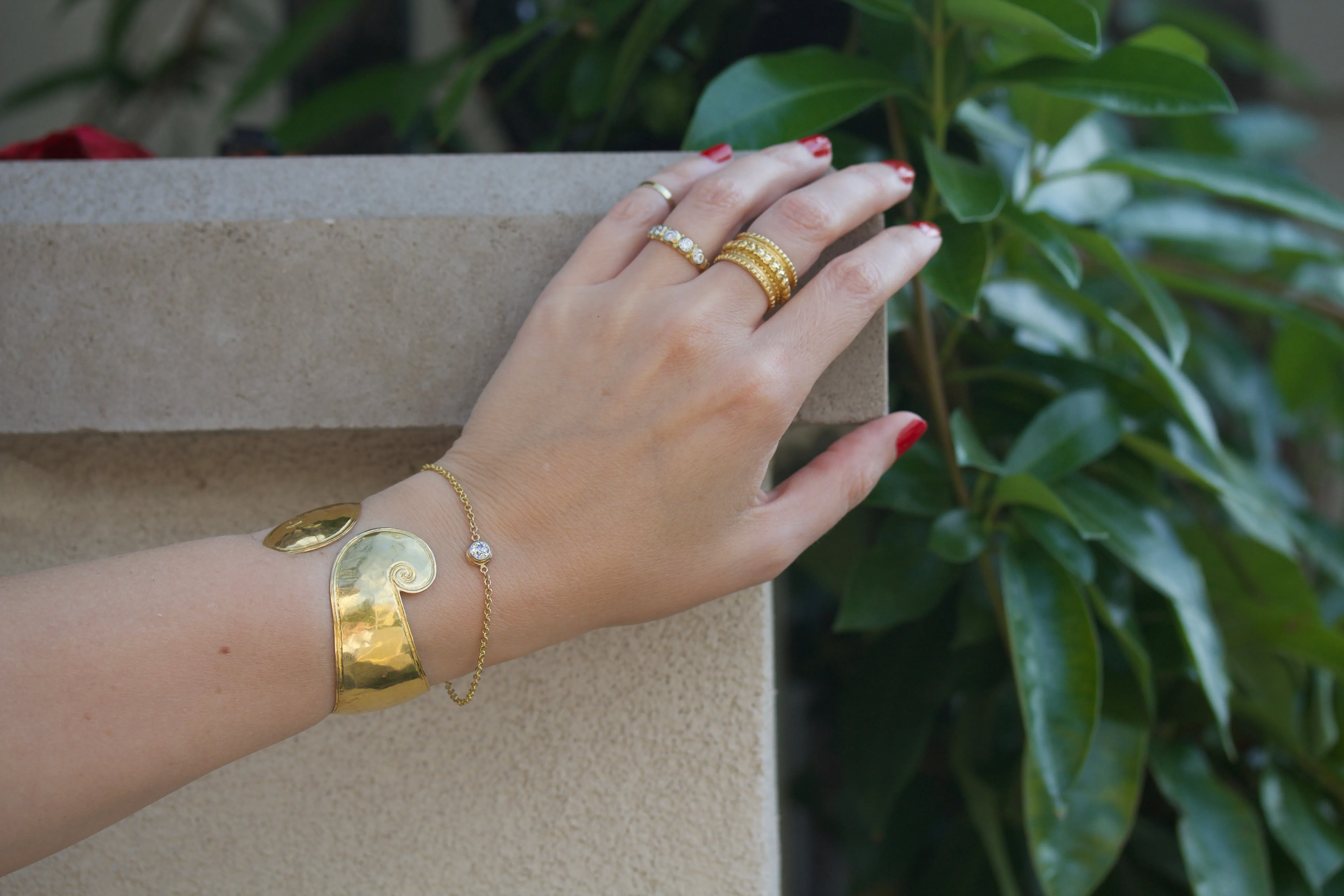 Captured Diamond Bracelet