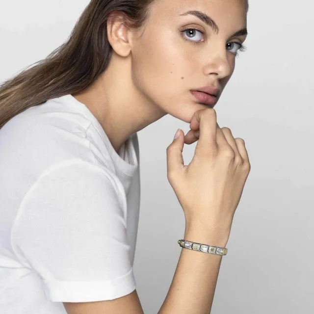 Composable Gold Oval Sapphire Link - 030504/08