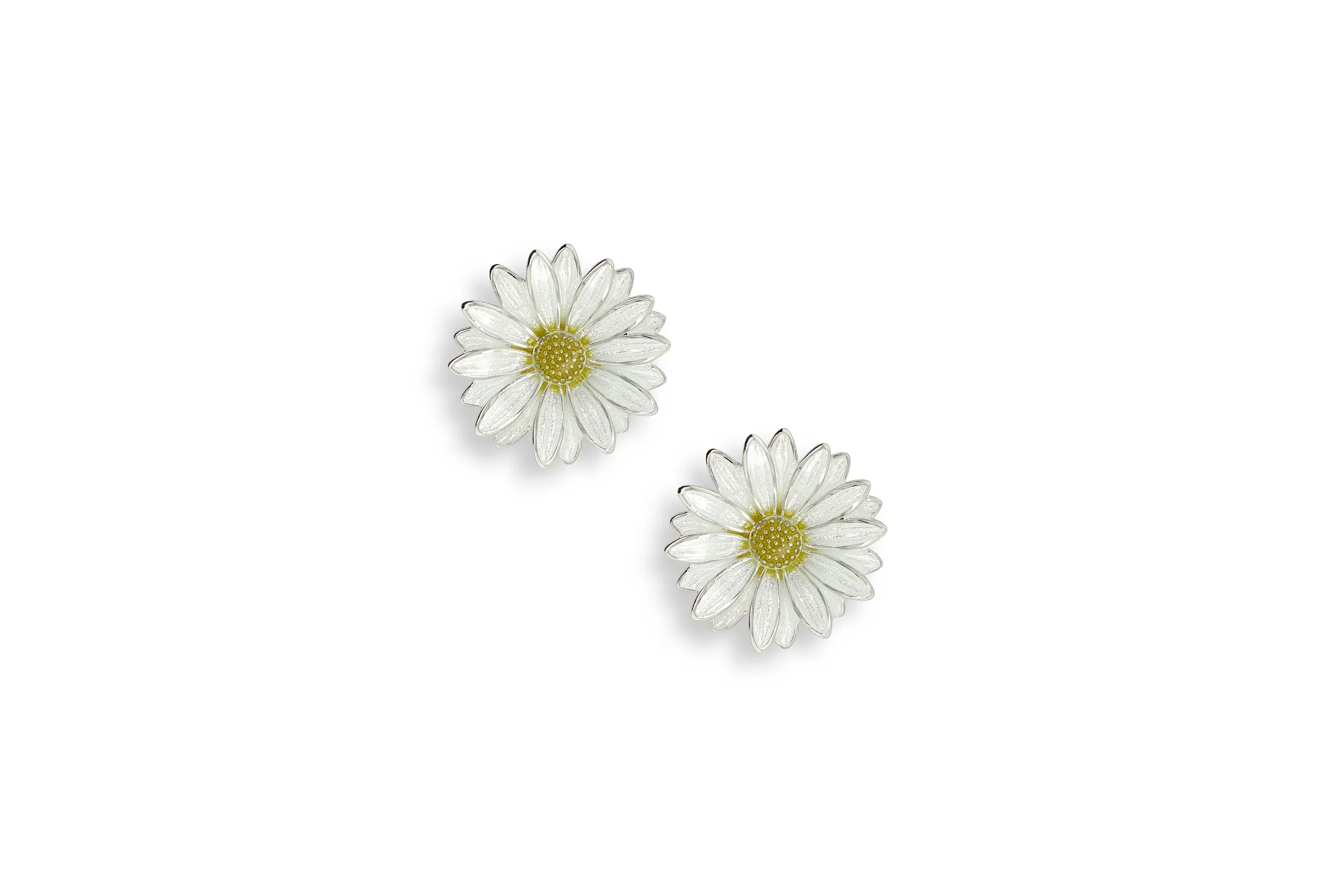 Nicole Barr Enamel Daisy Studs