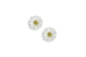 Nicole Barr Enamel Daisy Studs