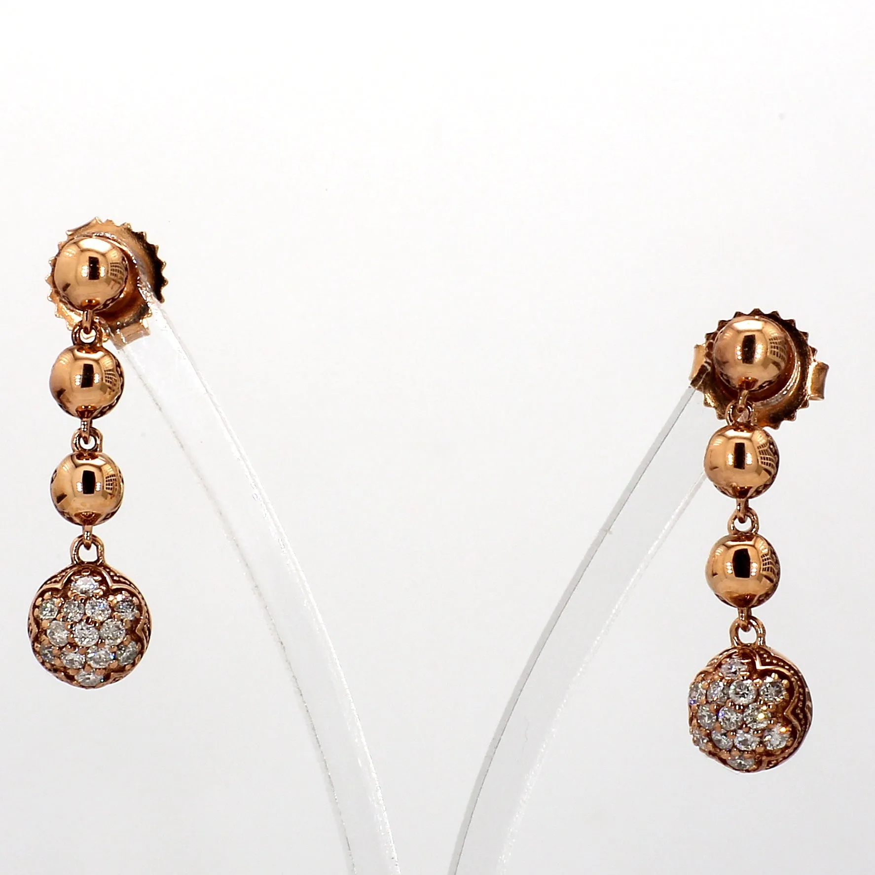 TACORI Bead-Drop Diamond Earrings