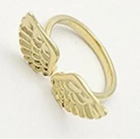 TR53 Gold Wings Toe Ring